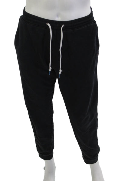 Bonobos Mens Black Jogger Sweatpants Drawstring Cotton Blend Size XL