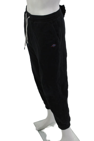 Bonobos Mens Black Jogger Sweatpants Drawstring Cotton Blend Size XL