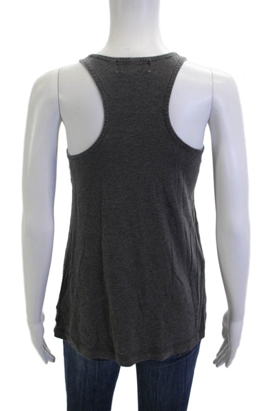 Soul Cycle Womens Basic Graphic Tank Dark Gray Size M