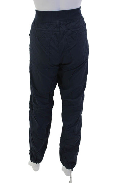 Lululemon Mens Cargo Jogger Pants Dark Blue Drawstring Polyester Blend Size M