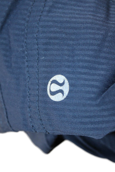 Lululemon Mens Cargo Jogger Pants Dark Blue Drawstring Polyester Blend Size M