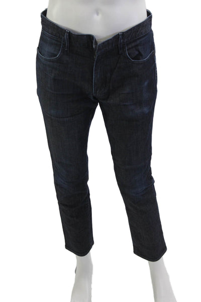 Bonobos Mens Dark Blue Ankle Cropped Jeans Size 32