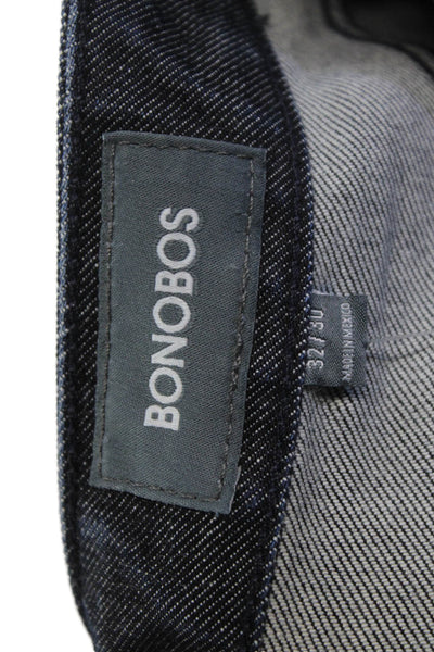 Bonobos Mens Dark Blue Ankle Cropped Jeans Size 32