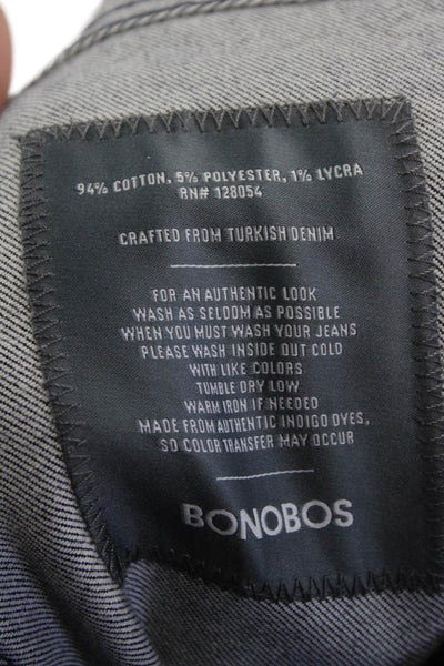 Bonobos Mens Dark Blue Ankle Cropped Jeans Size 32