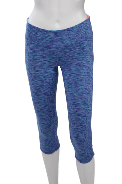 Lilly Pulitzer Womens Blue Capri Leggings Size M