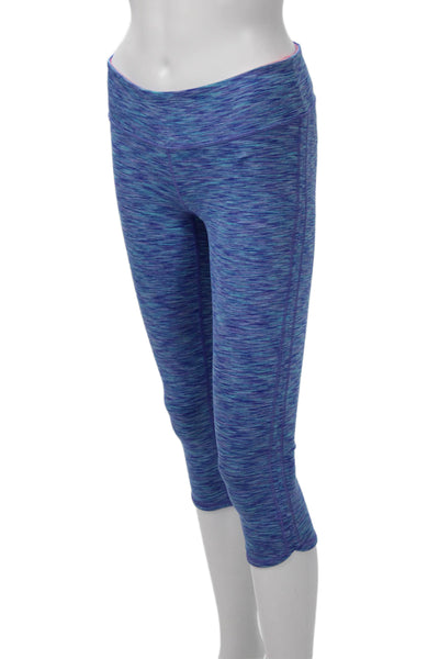 Lilly Pulitzer Womens Blue Capri Leggings Size M