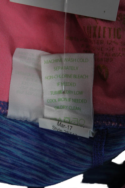 Lilly Pulitzer Womens Blue Capri Leggings Size M