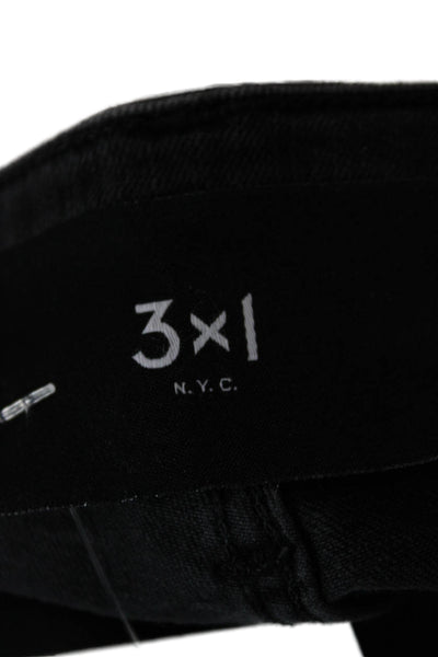 3x1 NYC Women Skinny Jeans Black High Rise Inseam 30 Size 29