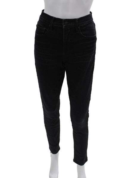Vince Womens Black Skinny Tapered 90s Jeans High Rise Cotton Blend Size 28