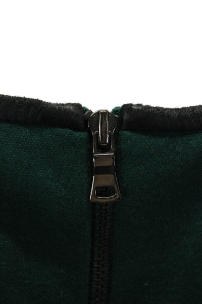 Elie Tahari Women Sheath Dress Green Short Sleeve Round Neck Size 6