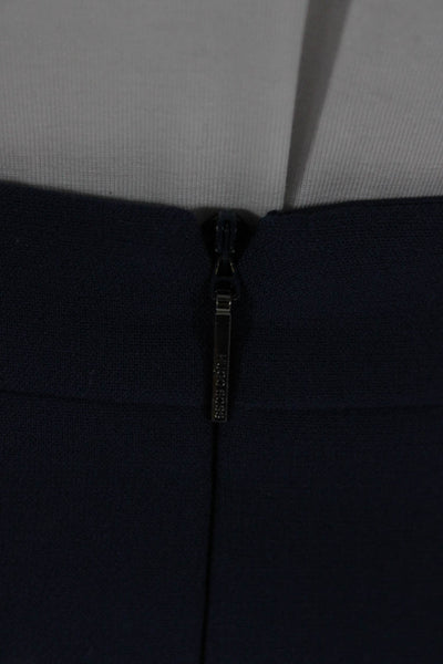 Boss Hugo Boss Women Dark Blue Straight Pencil Skirt Size 6
