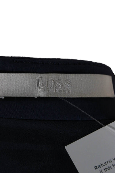 Boss Hugo Boss Women Dark Blue Straight Pencil Skirt Size 6