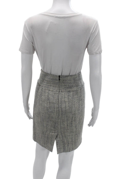 Lavia 18 Womens Straight Pencil Skirt Gray Mini Size 42