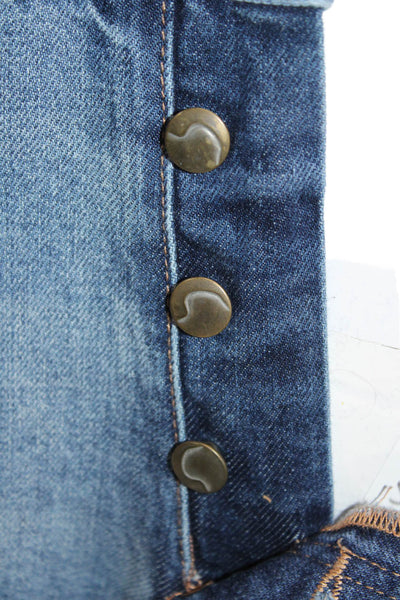 Joes Womens Boyfriend Cropped Blue Mid Rise Jeans Inseam 26 Size 28