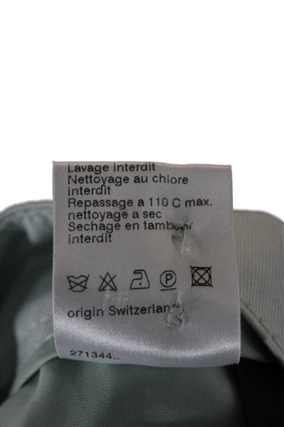 Akris Unisex Bermuda Chino Shorts Light Blue 98% Cotton 2% Elastane Size 12
