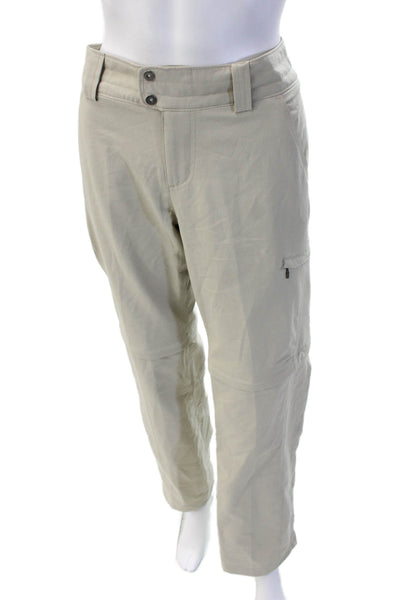 Columbia Sportswear Unisex Cargo Pants Beige Polyester Size 6