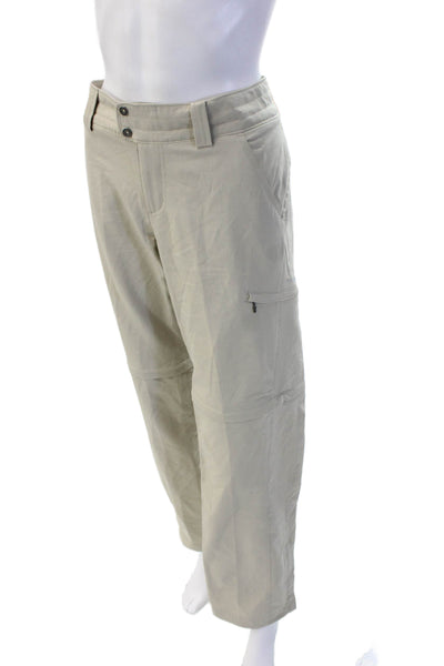 Columbia Sportswear Unisex Cargo Pants Beige Polyester Size 6