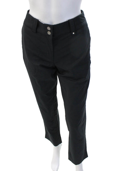 Nike Womens Ankle Dress Pants Black Petite Size 6