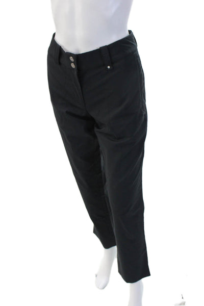 Nike Womens Ankle Dress Pants Black Petite Size 6