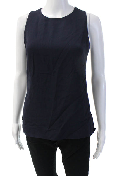 Kobi Halperin Womens Basic Dark Blue Sleeveless Tank Viscose Stretch Size XS