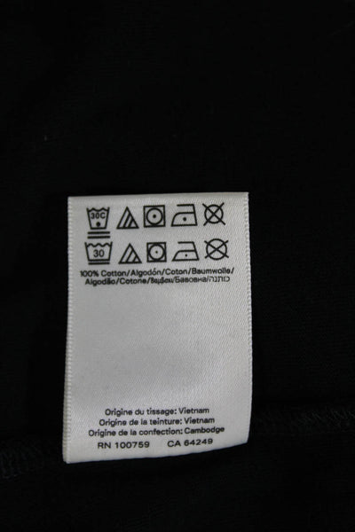Scotch & Soda Mens Black Graphic T-Shirt Cotton Short Sleeve Size M