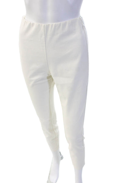 Rag & Bone Women Ankle Dress Pants White Zip Cotton Elastane Size 2
