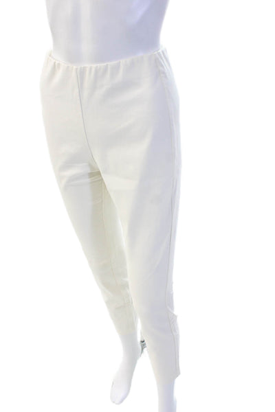 Rag & Bone Women Ankle Dress Pants White Zip Cotton Elastane Size 2