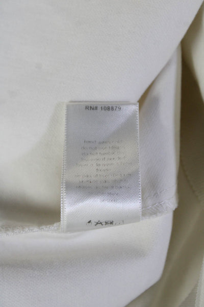 Rag & Bone Women Ankle Dress Pants White Zip Cotton Elastane Size 2