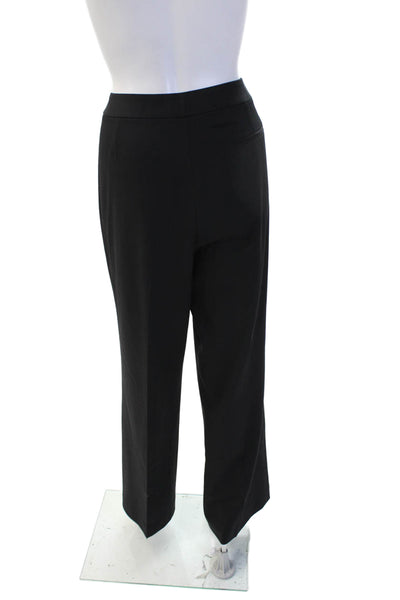 Lafayette 148 New York Womens Dress Pants Black Wool Blend 32 Inseam Size 12