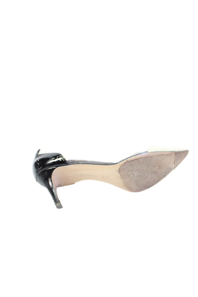 Gianvito Rossi Womens Suede Transparent Heels Beige Size 38 8
