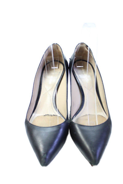 Nicholas Kirkwood Womens Leather Pointed Toe Heels Black Size 38 8
