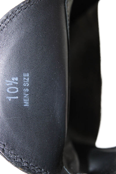 Tods Mens Leather Slip On Loafers Dress Shoes Black Size 10.5