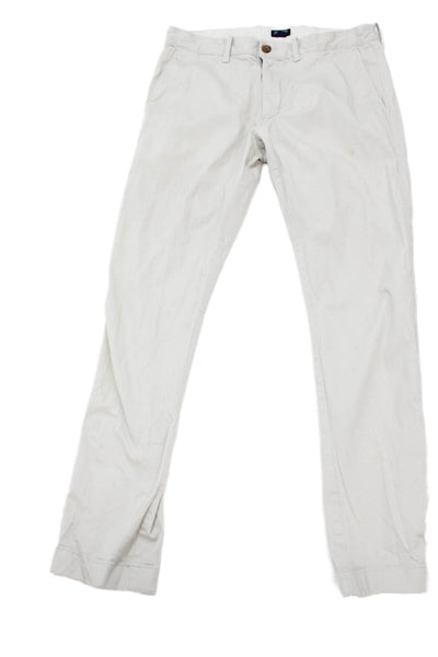 J Crew Men Beige Classic Chinos Cotton Stretch Size 32