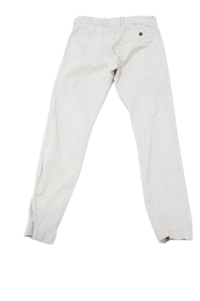 J Crew Men Beige Classic Chinos Cotton Stretch Size 32