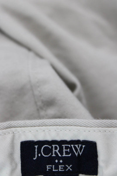 J Crew Men Beige Classic Chinos Cotton Stretch Size 32