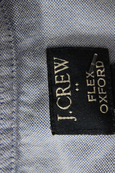 J Crew Men's Long Sleeves Casual Button Down Shirt Blue Size L
