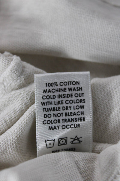 Cotton Citizen Womens Cropped Tank White Sleeveless Crewneck Solid Size XS