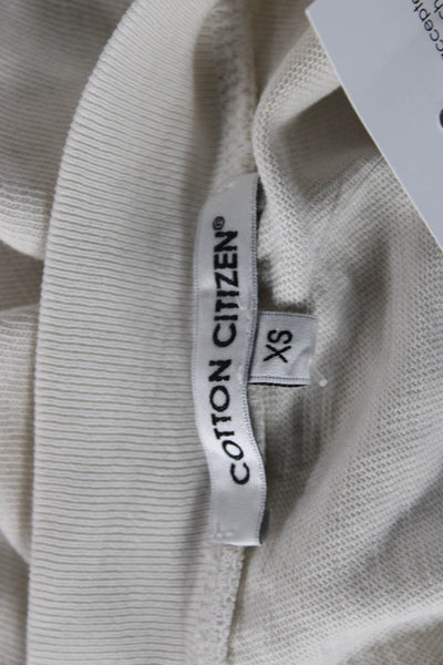 Cotton Citizen Womens Cropped Tank White Sleeveless Crewneck Solid Size XS