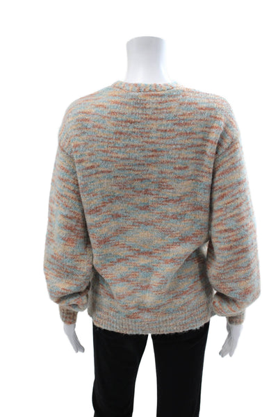 NIA Unisex Beige V-Neck Button Cardigan Sweater Size S