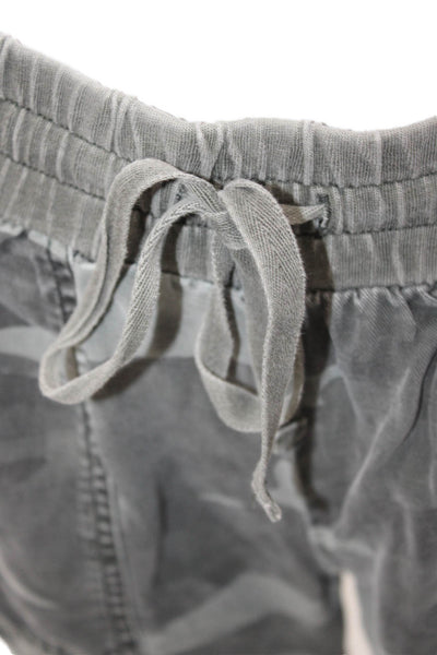 Splendid Unisex Cropped Jogger Pants Dark Gray Camouflage Size XS