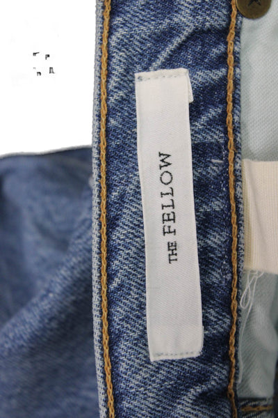 The Great Womens Cropped Tapered Blue Mid Rise Jeans Size 24