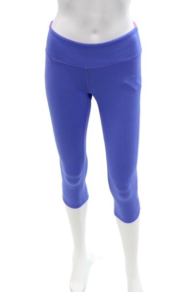 Lilly Pulitzer Womens Purple Capri Leggings Size M