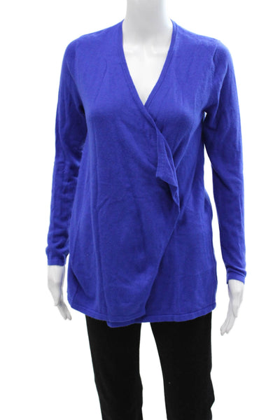 Lilly Pulitzer Womens Blue V-Neck Tunic Long Sleeve Size S
