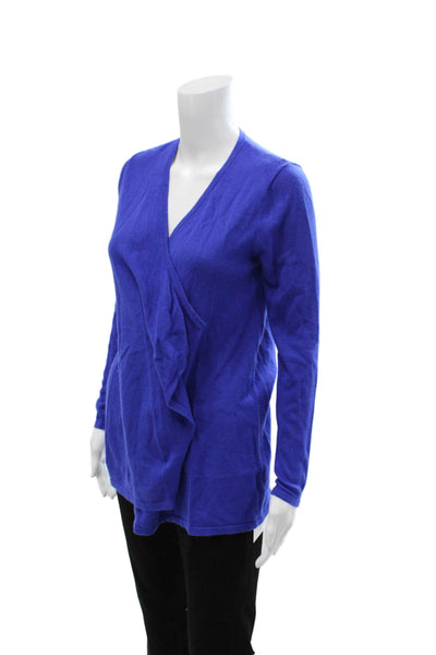 Lilly Pulitzer Womens Blue V-Neck Tunic Long Sleeve Size S