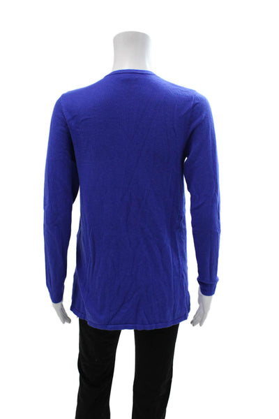 Lilly Pulitzer Womens Blue V-Neck Tunic Long Sleeve Size S