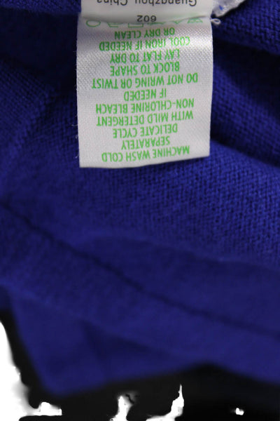 Lilly Pulitzer Womens Blue V-Neck Tunic Long Sleeve Size S