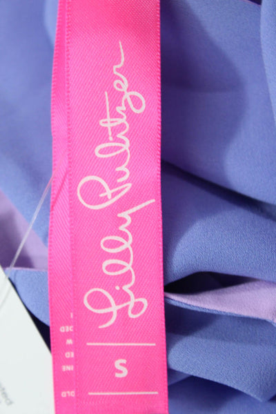 Lilly Pulitzer Women Purple V-Neck Camisole Sleeveless Polyester Size S