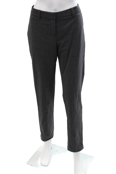 Theory Unisex Dress Pants Dark Gray Virgin Wool Size 8