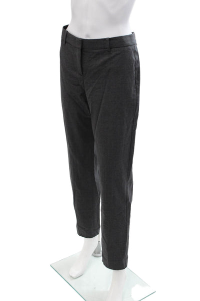 Theory Unisex Dress Pants Dark Gray Virgin Wool Size 8