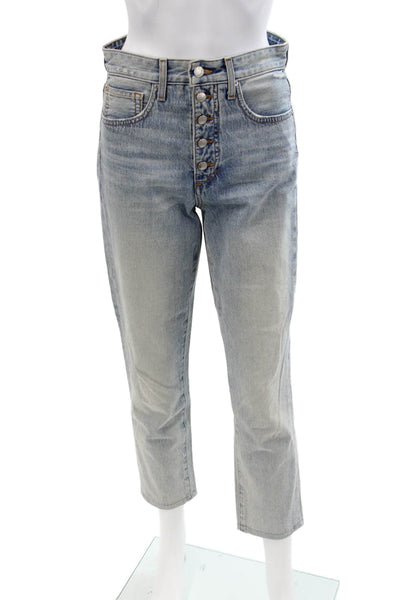 WeWoreWhat by Joe's Womens Cropped Ankle Jeans Gray Cotton Size 25
